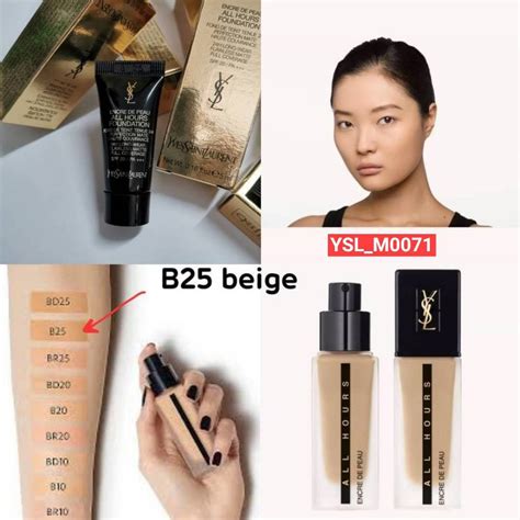 ysl all hours full coverage matte foundation bd25|ysl all hours foundation.